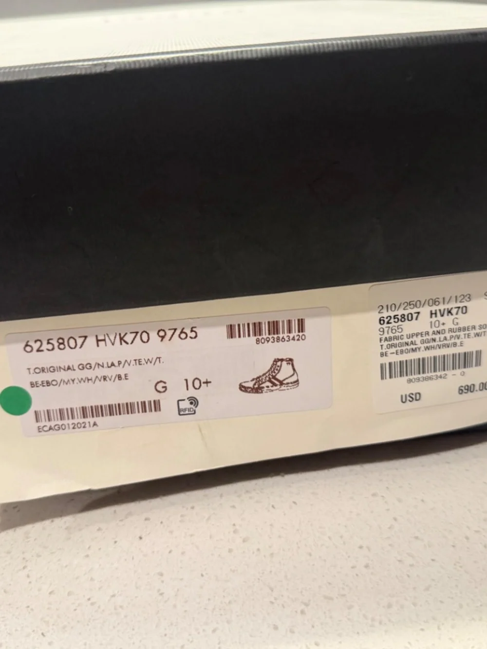 Men’s AUTHENTIC Gucci Tennis 1977 Sneakers